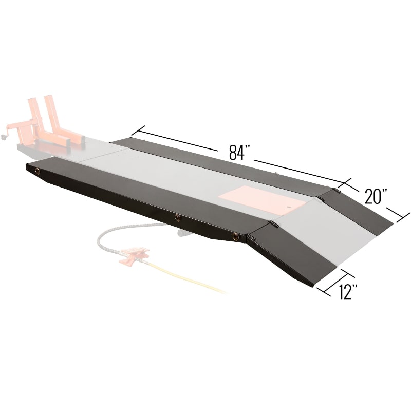 Black Widow ATV Side Extension Kit for Motorcycle Lift Table BW-PROLIFT-HD - 1,500 lbs Capacity