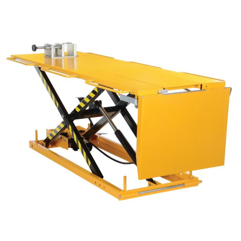 Vestil Hydraulic Motorcycle Lift 108"x35"x7" with 1100 lb Capacity