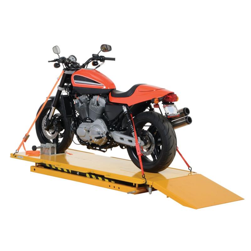 Vestil Hydraulic Motorcycle Lift 108"x35"x7" with 1100 lb Capacity